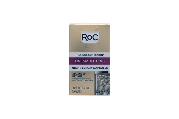 Roc Retinol Correxion Line Smoothing Night Serum 10.5ml - 30 Capsules