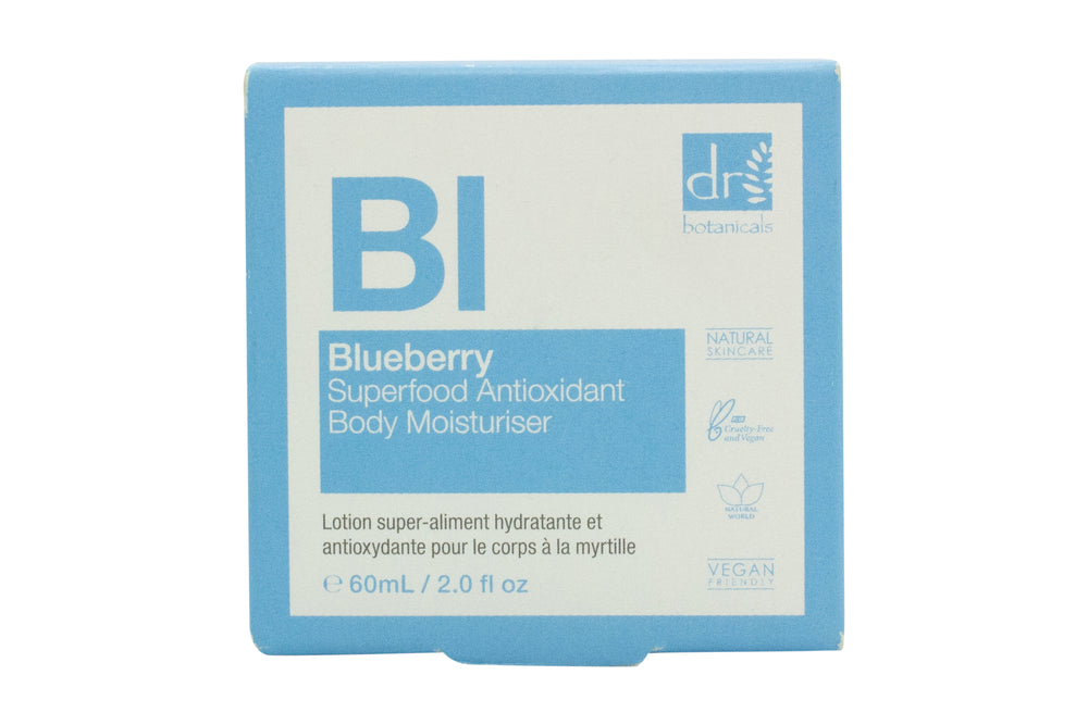 Dr Botanicals BI Blueberry Superfood Antioxidant Body Moisturiser 60ml