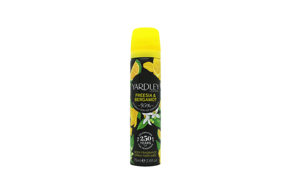 Yardley London  Freesia & Bergamot 75ml Body Spray