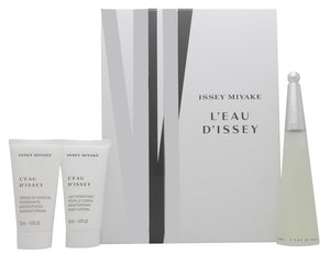 Issey Miyake L'eau d'Issey Gift Set 50ml EDT + 50ml Body Lotion + 50ml Shower Cream