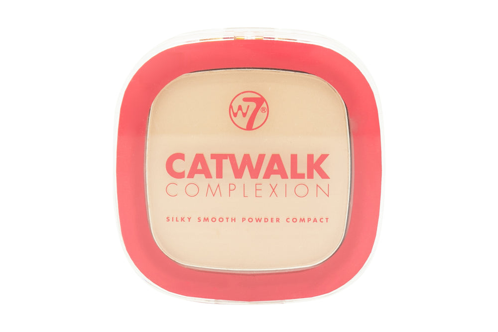 W7 Catwalk Complexion Silky Smooth Powder Compact Medium Beige7g