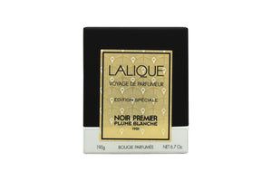 Lalique Candle 190g - Noir Premier Plume Blanche 1901