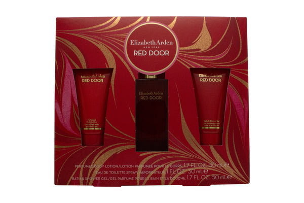 Elizabeth Arden Red Door Gift Set 30ml EDT + 50ml Perfumed Body Lotion + 50ml Bath & Shower Gel