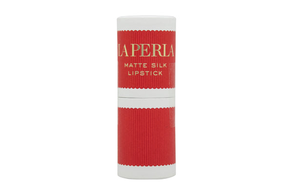 La Perla Matte Silk Lipstick - #112 - Tiramisu Red - 3.5g