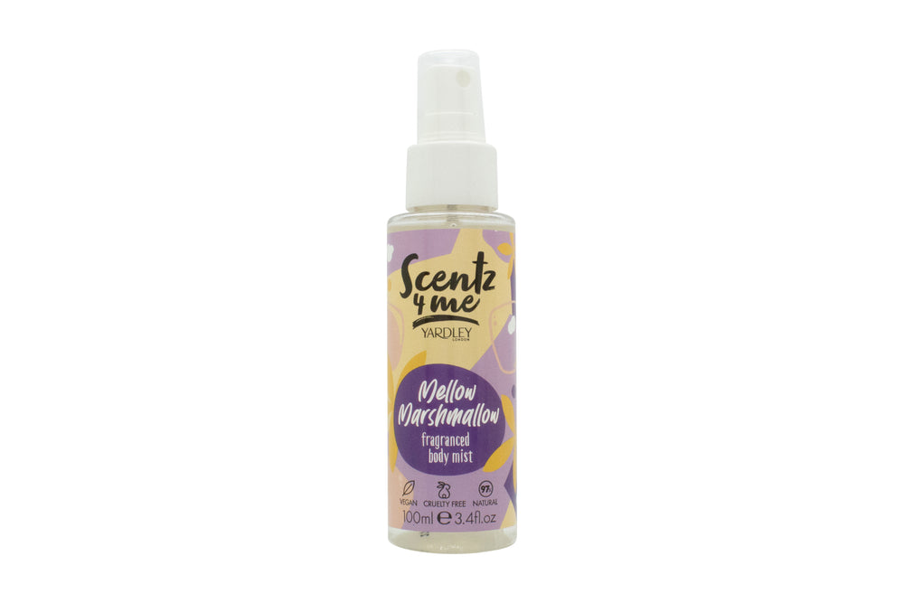 Yardley Scentz 4 Me Fragranced Body Mist 100ml Spray - Mellow Marshmallow