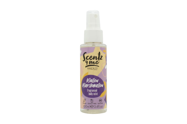 Yardley Scentz 4 Me Fragranced Body Mist 100ml Spray - Mellow Marshmallow