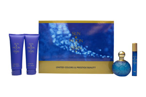 United Colors & Prestige Beauty Sun Moon Stars Gift Set 100ml EDT + 10ml EDT + 100ml Body Lotion + 100ml Shower Gel