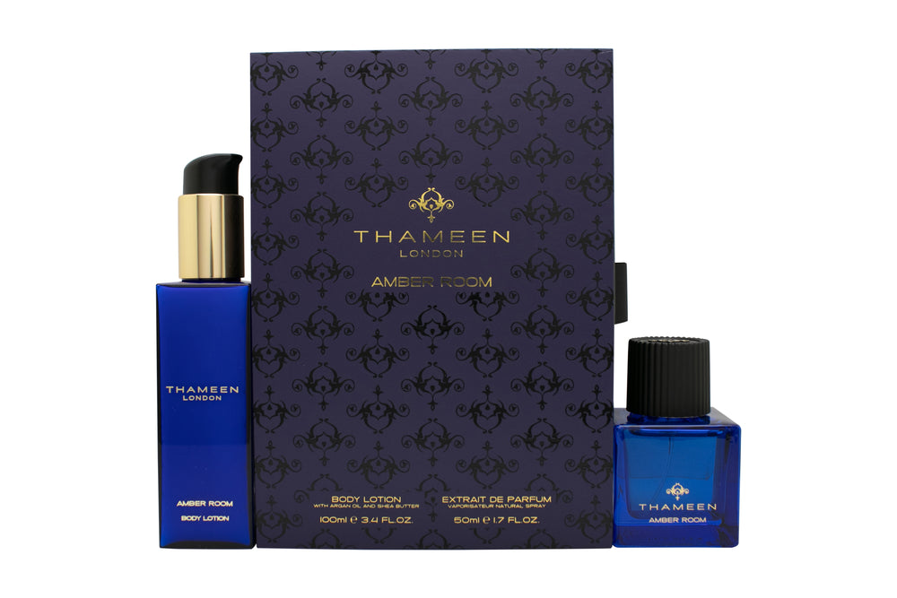 Thameen Amber Room Gift Set: Extrait de Parfum 50ml - Body Lotion 100ml
