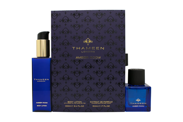 Thameen Amber Room Gift Set: Extrait de Parfum 50ml - Body Lotion 100ml