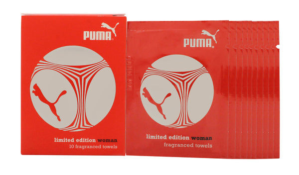 Puma Limited Edition Woman Fragranced Towels 10 x 3ml