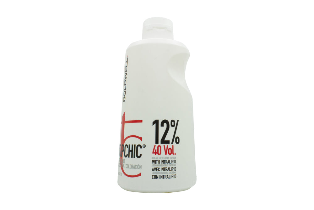 Goldwell TopChic Permanent Hair Color 12% 40 Vol. Cream Developer Lotion 946ml