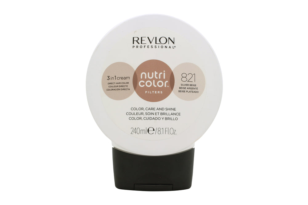 Revlon Nutri Color Filters 3 in 1 Cream Hair Colourant 240ml - 821 Silver Beige